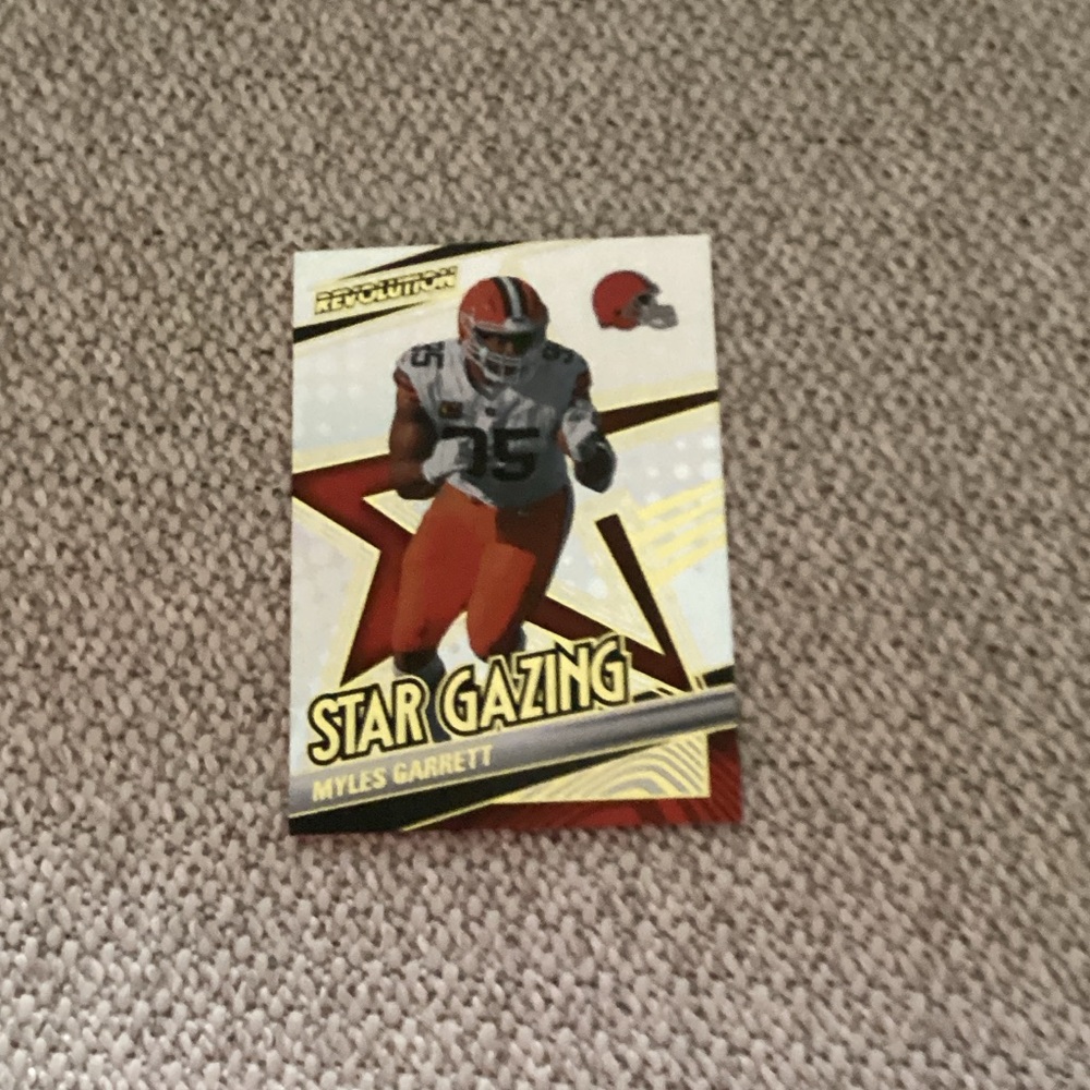 Star Gazing Myles Garrett Trading Card